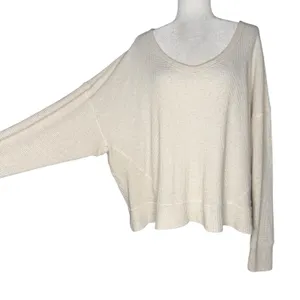 Offline by Aerie Waffle Oversized Top L Lounge Beach‎ Travel Comfort Stretch thumbnail 1