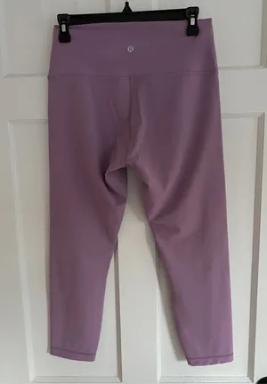 Lululemon Wunder Train High-Rise Crop 23” Wisteria Purple thumbnail 2
