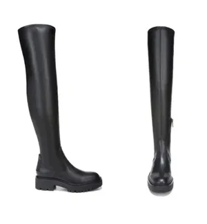 Franco Sarto Fera Black Over The Knee Boots thumbnail 3