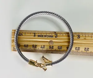Modern Expressions “M” Initial Rope Bracelet Silver thumbnail 5