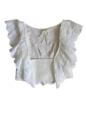 Altar’d State Eyelet and Lace blouse thumbnail 3