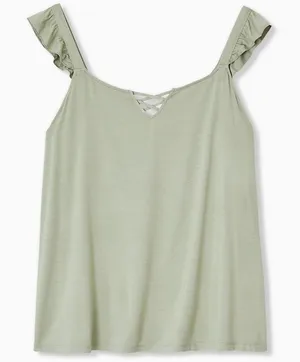 Torrid Ruffle Tank thumbnail 1
