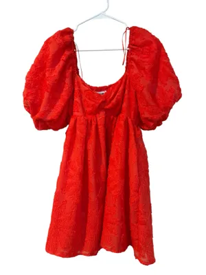 future collective puffy sleeve dress thumbnail 1