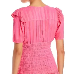 Love Shack Fancy- Rena Dress- Watermelon Ice size large‎ NWT thumbnail 2