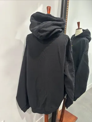 Nirvana Black Hoodie with front Logo thumbnail 4