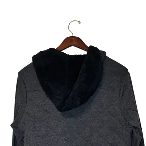 UGG‎ Australia Women's Jacket Kayla Quilted Hoodie Asymmetrical Black Large NWT thumbnail 9