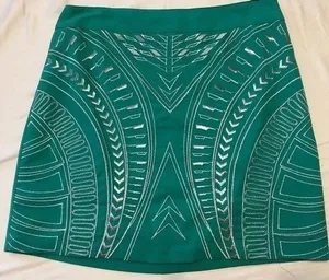 Jealous Tomato Aztec Embroidered Skirt - Large thumbnail 1