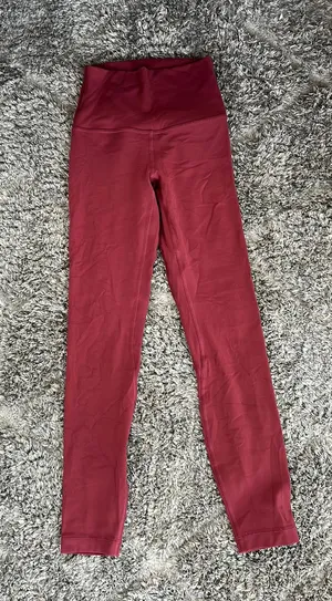 red lululemon align leggings high rise thumbnail 1