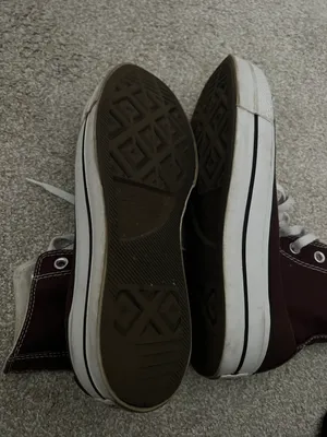 Converse Dark Brown High Top Platform thumbnail 4