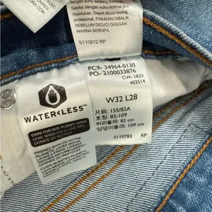 NWT Levi's Women's Wedgie‎ Straight HighRise Stretch Jeans Size 32 x 28 thumbnail 8