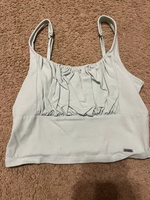 Hollister Tank Top Green thumbnail 1