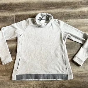 Nike Dry Cowl Funnel Neck Pullover Top Heather Gray Medium thumbnail 8