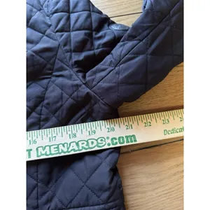 Ralph Lauren Women Quilted Jacket Size‎ Large Button Front Pockets Classic READ thumbnail 5