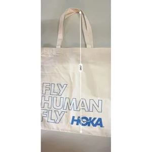 Hoka fly human fly canvas tote bag thumbnail 2