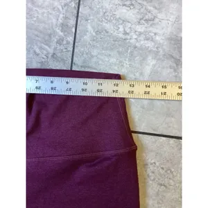 Quince Ultra-Soft High-Rise Legging Heather Barolo Burgundy LB115138 Medium thumbnail 2