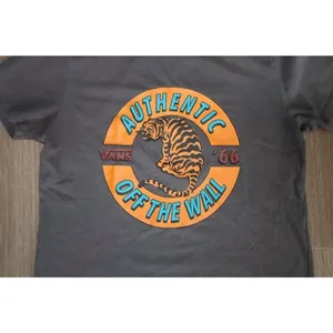 Vans Off The Wall Black Tiger Graphic Short Sleeve Tee T-Shirt Top Size xs thumbnail 3