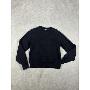 Aritzia TNA women's cozy fleece sweatshirt size XXS‎ Black thumbnail 4