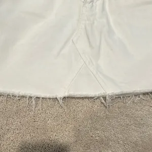 Topshop White Denim Skirt thumbnail 4