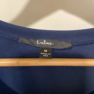 Lulus Like Minded Slate Blue Bodycon Dress Size M Classic Glam thumbnail 3