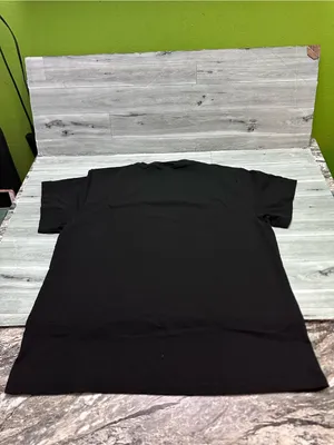 PINK Victoria's Secret Black Tee with Pink Studded Ribcage Graphic L thumbnail 7