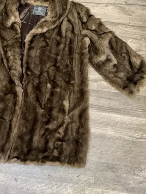 Vintage Hillmoor New York Faux Fur Coat Brown Modacrylic Made in USA thumbnail 5