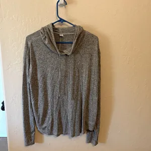 Old Navy Womans Hoodie Gray Pullover Size Large Drawstring thumbnail 8