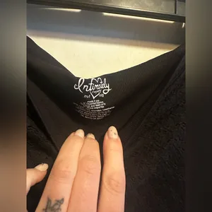 NWOT Free People Honey Textured Tube Top- Black thumbnail 5