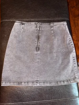 Wild Fable Faded Black Denim Skirt thumbnail 2