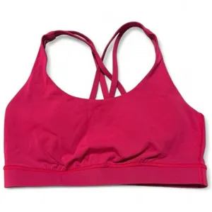 lululemon athletica Strappy Sports Bra - Magenta thumbnail 1