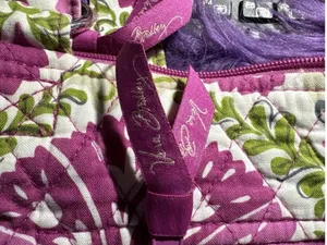 Vera Bradley Julep Tulip 100% Cotton Crossbody Hobo Sachel bag purse thumbnail 4