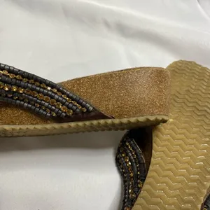 J. Renee size 10m beaded wedge sandals. Great for casual or dressy! thumbnail 7