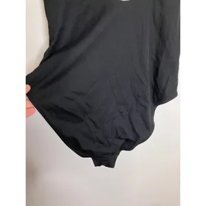 Aerie One Piece Swimsuit Women XXL Black Excellent Ribbed Cutout Knot Detail thumbnail 7