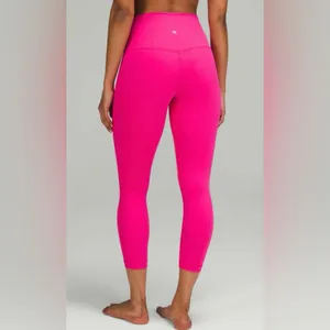NWT Lululemon Align High Rise Crop 21” Sonic Pink Size 8 thumbnail 2