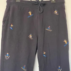 Lou & Grey sweatpants black embroidered small thumbnail 4