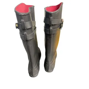 Tommy Hilfiger Women's Black Shoes/Rainboots Size 8 SKU 1794 thumbnail 4