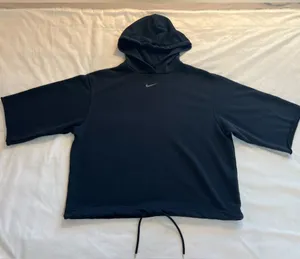 Nike women’s black Hoodie Sweater Size ‎ Small “oversize “ thumbnail 1