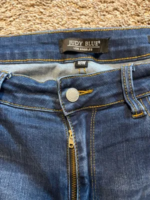 Judy Blue‎ Women’s High Rise Cool Denim Boyfriend Jeans 18W thumbnail 4