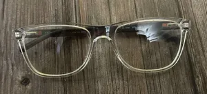 Armani Exchange AX3047 8235 Transparent Crystal Cat Eye Womens Eyeglasses 53mm thumbnail 1