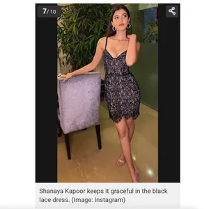 For Love & Lemons Vika Lace Mini Dress in Black Size Small thumbnail 5