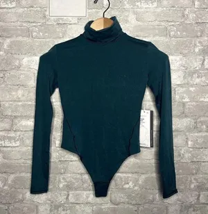 Lululemon Nulu Turtleneck Bodysuit Long Sleeve Thong Cut NWT Size XS (SMTL) thumbnail 1