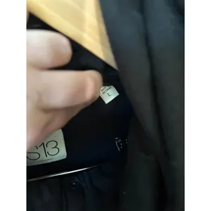 S13 New York Anorak Jacket Black Faux Fur Hood Large thumbnail 3