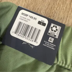 NWT Gap Tencel Short Size Large Loden Frost thumbnail 6