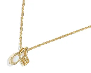 Kendra Scott Mini Elisa Dira Gold Necklace thumbnail 1