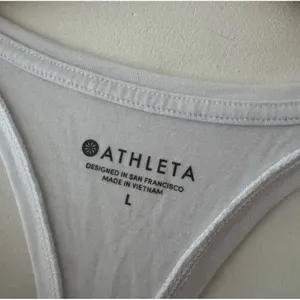 Athleta White‎ Ruched Sides Tank Top thumbnail 4