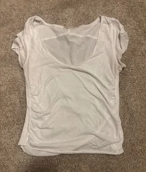 We The Free White Scoop Neck Short Sleeve Tee thumbnail 1