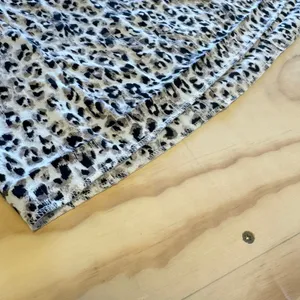 Ann Taylor Leopard Print Puff Shoulder Back Zip Blouse Top Tan Black Size 6 thumbnail 8