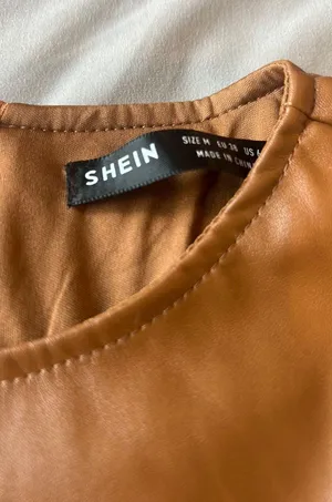 SheIn Brown Leather Dress thumbnail 7