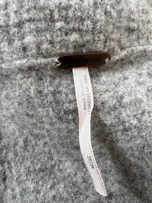 Free People gray wool sweater size M thumbnail 5