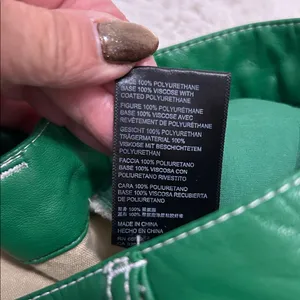 We The Free The It Factor Vegan Leather Pants Green thumbnail 7