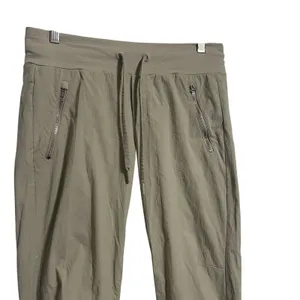 Athleta Tan Jogger‎ Pants Size 6 Zip Pockets Drawstring Waist Athleisure thumbnail 5
